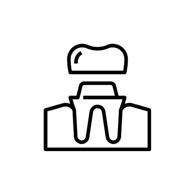 Dentistry Menlo Park CA Crowns Icon